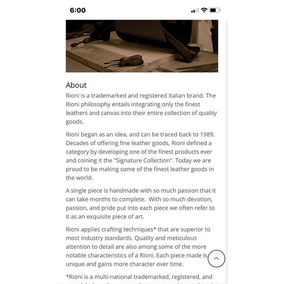 RIONI Moda Italia Women’s Crossbody J9836Y Brown 8X7.5 - Picture 12 of 12